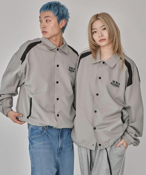 WEGO(ウィゴー)の「WEGO/ロゴコーチジャケット(ブルゾン・メンズ・グレー系その他・LARGE/MEDIUM)」の5枚目の写真