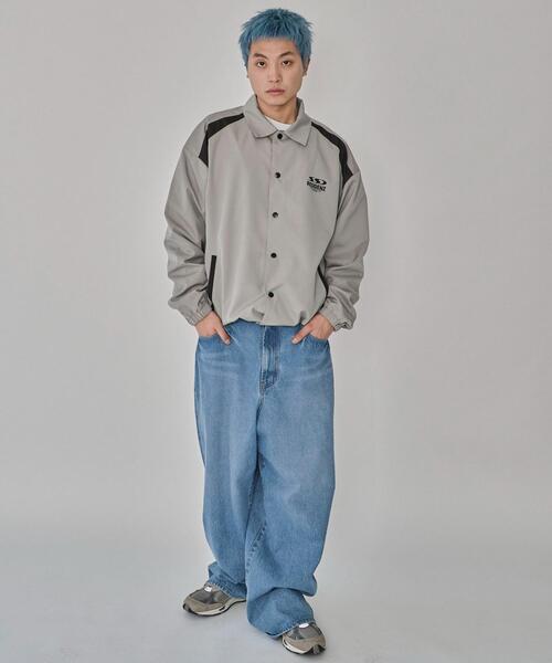 WEGO(ウィゴー)の「WEGO/ロゴコーチジャケット(ブルゾン・メンズ・グレー系その他・LARGE/MEDIUM)」の6枚目の写真