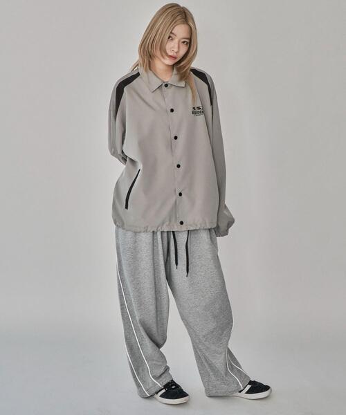 WEGO(ウィゴー)の「WEGO/ロゴコーチジャケット(ブルゾン・メンズ・グレー系その他・LARGE/MEDIUM)」の7枚目の写真