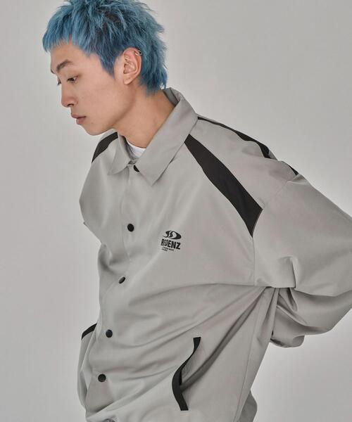 WEGO(ウィゴー)の「WEGO/ロゴコーチジャケット(ブルゾン・メンズ・グレー系その他・LARGE/MEDIUM)」の14枚目の写真