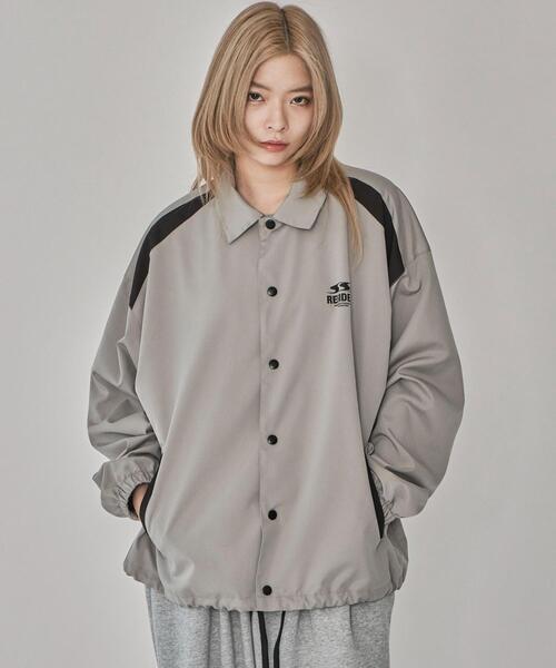 WEGO(ウィゴー)の「WEGO/ロゴコーチジャケット(ブルゾン・メンズ・グレー系その他・LARGE/MEDIUM)」の16枚目の写真