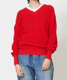 THE SHINZONE（ザ　シンゾーン）の「HIGH TWISTED COTTON KNIT PULLOVER ハイ ツイスト コットン ニット プルオーバー（ニット/セーター・メンズ）」