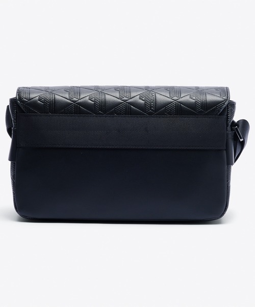 美品 LACOSTE モノグラム 総柄 フラップ ショルダーバッグ 完売品 LACOSTE｜ヘリテージキャンバス ジャガードモノグラムフラップ