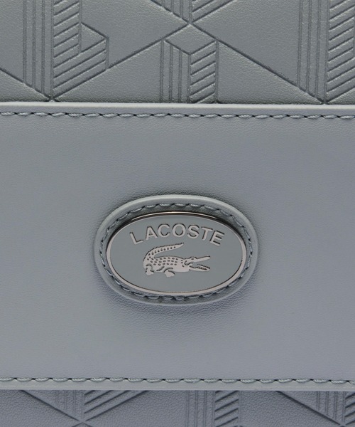 LACOSTE(ラコステ)の「モノグラム スプリットレザーフラップクローズサッチェルバッグ / ショルダーバッグ(ショルダーバッグ・レディース・ブラック/ダークグリーン/グレー・FREE)」の17枚目の写真