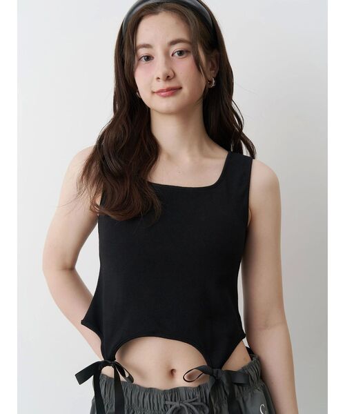 セール】CUP IN RIBBON TANK TOP/カップインリボンタンクトップ