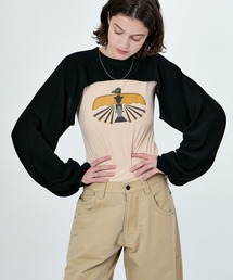 tシャツ ボレロT レディース Tシャツ/カットソー シャツ/ブラウス ショートボレロ」に該当