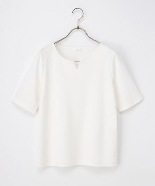 Honeys(ハニーズ)の「【UVカット】メタルパーツ付トップス(Tシャツ/カットソー・レディース・ホワイト/ライトグレー/ラベンダー/ブラック・L/LL/M/S)」の11枚目の写真