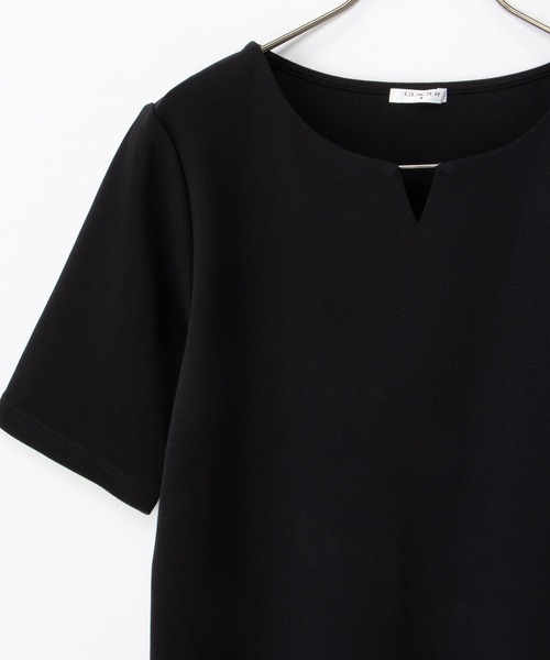 Honeys(ハニーズ)の「【UVカット】メタルパーツ付トップス(Tシャツ/カットソー・レディース・ホワイト/ライトグレー/ラベンダー/ブラック・L/LL/M/S)」の16枚目の写真