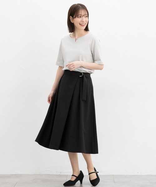 Honeys(ハニーズ)の「【UVカット】メタルパーツ付トップス(Tシャツ/カットソー・レディース・ホワイト/ライトグレー/ラベンダー/ブラック・L/LL/M/S)」の22枚目の写真