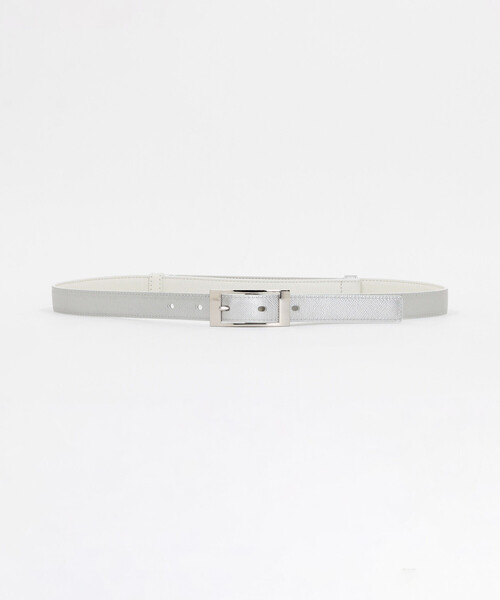 COMME CA（コムサ）の「リバーシブル パンツベルト（ベルト・レディース・ホワイト×シルバー/ブラック・9号）」の3枚目の写真