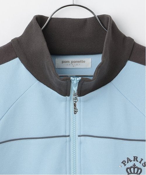 Pom Ponette junior ブルゾン　ネイビー　新品 セール】【撥水】3WAYマウンテンパーカ（ブルゾン）｜pom