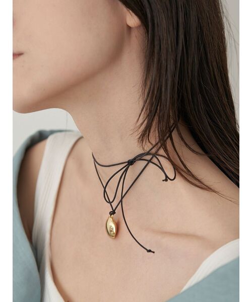 ELENDEEK(エレンディーク)の「メタルトップコードネックレス(ネックレス・レディース・シルバー/ゴールド・FREE)」の6枚目の写真