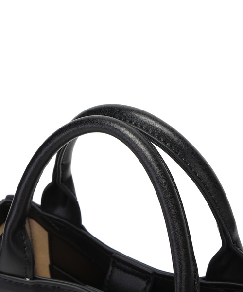 MERCURYDUO（マーキュリーデュオ）の「【MERCURYDUO/マーキュリーデュオ】カードケース付 軽量キャンバスロゴ 2WAYトートバッグ（トートバッグ・レディース・ブラック系/アイボリー系・FREE）」の15枚目の写真