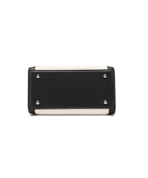 MERCURYDUO（マーキュリーデュオ）の「【MERCURYDUO/マーキュリーデュオ】カードケース付 軽量キャンバスロゴ 2WAYトートバッグ（トートバッグ・レディース・ブラック系/アイボリー系・FREE）」の16枚目の写真