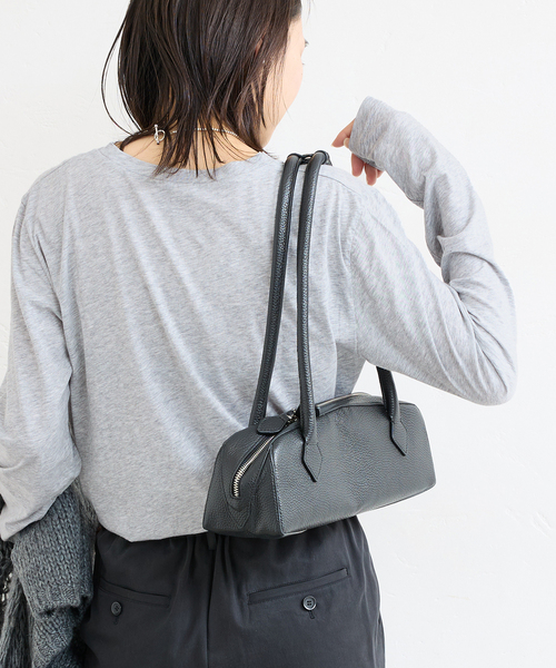 JOURNAL STANDARD（ジャーナルスタンダード）の「《追加》ソフトコットンシアーロンT（Tシャツ/カットソー・レディース・ライトグレー/ホワイト系その他・FREE）」の9枚目の写真