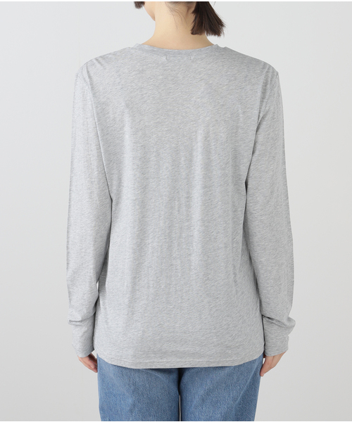 JOURNAL STANDARD（ジャーナルスタンダード）の「《追加》ソフトコットンシアーロンT（Tシャツ/カットソー・レディース・ライトグレー/ホワイト系その他・FREE）」の17枚目の写真