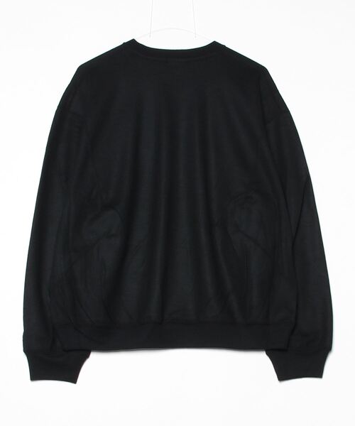 Jieda(ジエダ)の「SWITCHING WOOL CREW(スウェット・メンズ・グレー/ブラック・2/1)」の16枚目の写真