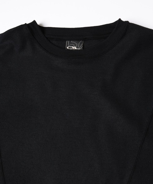 Jieda(ジエダ)の「SWITCHING WOOL CREW(スウェット・メンズ・グレー/ブラック・2/1)」の8枚目の写真