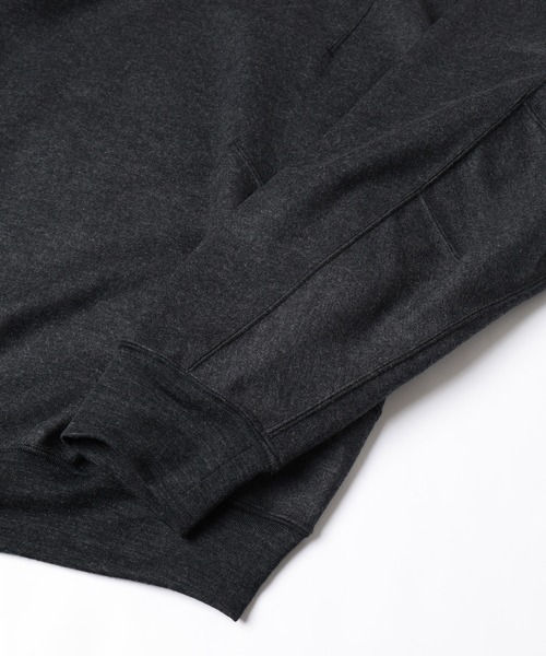 Jieda(ジエダ)の「SWITCHING WOOL CREW(スウェット・メンズ・グレー/ブラック・2/1)」の14枚目の写真