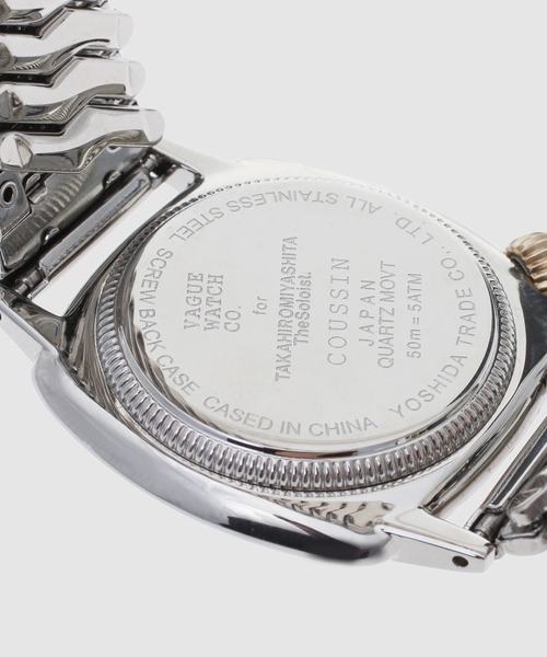 TAKAHIROMIYASHITATheSoloIst.(タカヒロミヤシタザソロイスト)の「coussin type (L) extension belt.(アナログ腕時計・メンズ・ベージュ/ブラック・ONE SIZE)」の5枚目の写真