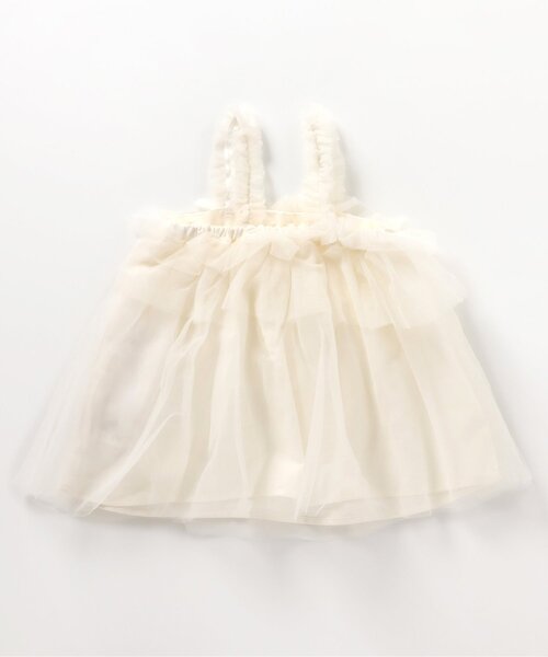 apres les cours（アプレレクール）の「チュールベビージャンスカ（その他ベビーウェア・キッズ・オフホワイト/ピンク・80/70）」の8枚目の写真
