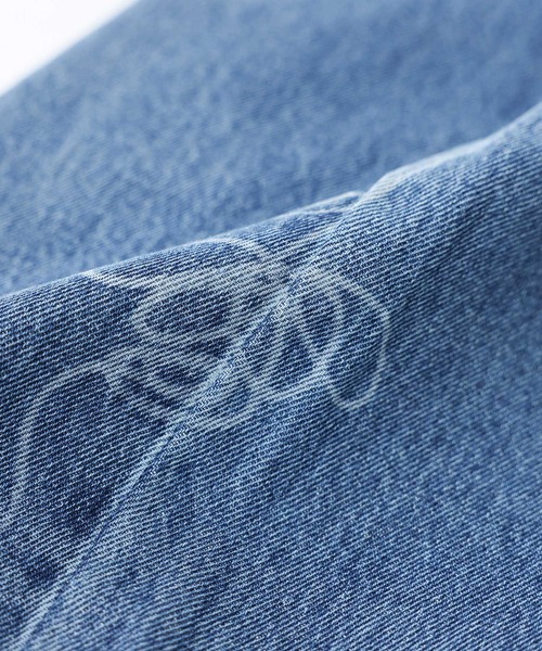 somari imagination（ソマリ イマジネーション）の「『花柄モチーフストレートデニムパンツ』（デニムパンツ・レディース・ブルー・S～Ｍ）」の10枚目の写真