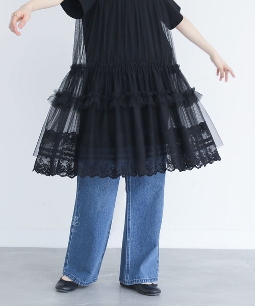 somari imagination(ソマリ イマジネーション)の「『花柄モチーフストレートデニムパンツ』(デニムパンツ・レディース・ブルー・S~M/L~LL/3L)」の19枚目の写真