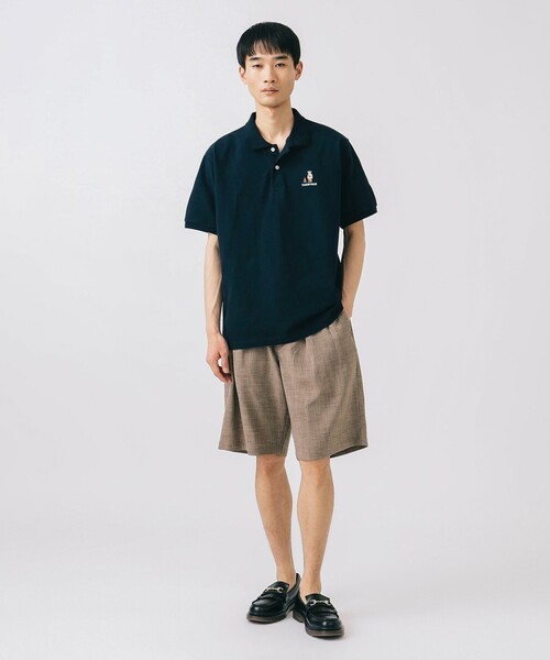 BEAMS HEART（ビームスハート）の「【ユニセックス】サーフベアー ポロシャツ（ポロシャツ・メンズ・ブラック/ホワイト/グリーン/ネイビー・S/M/L/XL）」の5枚目の写真