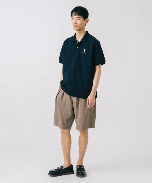 BEAMS HEART（ビームスハート）の「【ユニセックス】サーフベアー ポロシャツ（ポロシャツ・メンズ・ブラック/ホワイト/グリーン/ネイビー・S/M/L/XL）」の6枚目の写真