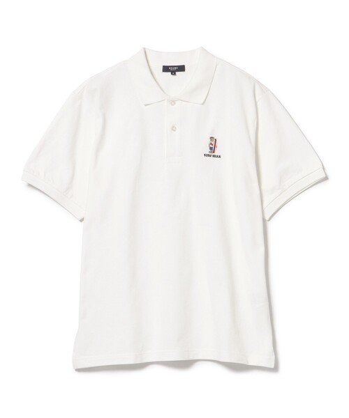 BEAMS HEART（ビームスハート）の「【ユニセックス】サーフベアー ポロシャツ（ポロシャツ・メンズ・ブラック/ホワイト/グリーン/ネイビー・S/M/L/XL）」の15枚目の写真