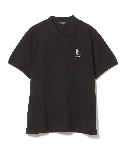 BEAMS HEART（ビームスハート）の「【ユニセックス】サーフベアー ポロシャツ（ポロシャツ・メンズ・ブラック/ホワイト/グリーン/ネイビー・S/M/L/XL）」の21枚目の写真