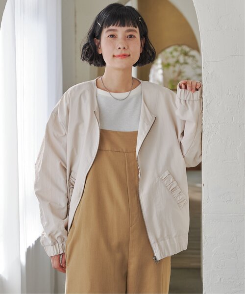 LBC(エルビーシー)の「ナイロンシャーリングブルゾン(ブルゾン・レディース・オフホワイト/チャコール・L/M)」の17枚目の写真