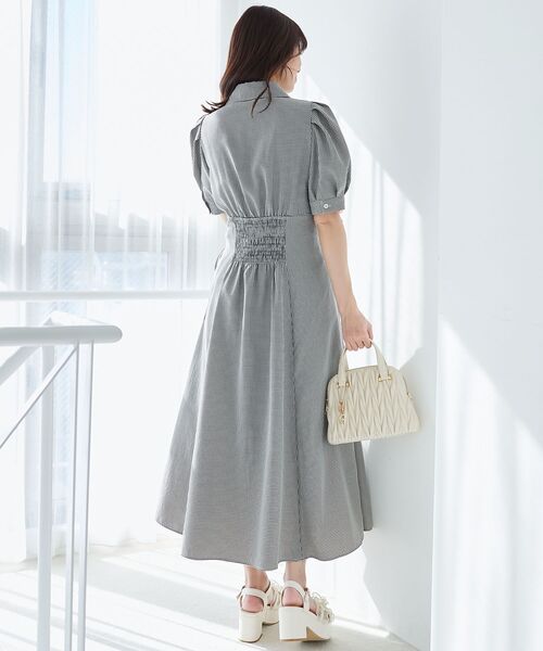 セール】【WEB限定XSサイズあり】サイドレースアップシャツワンピース