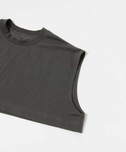 LAATO(ラート)の「layered big tee(Tシャツ/カットソー・レディース・ダークグレー/ブラウン/オフホワイト/ブラック/キャメル・FREE)」の14枚目の写真