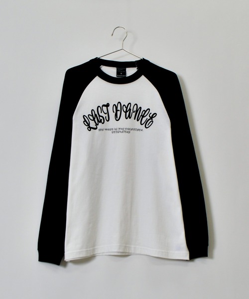 MODISH GAZE(モディシュガゼ)の「【MODISH GAZE】LAST DANCE ラグランロンT(Tシャツ/カットソー・レディース・ネイビー/ブラック・LARGE/MEDIUM)」の6枚目の写真