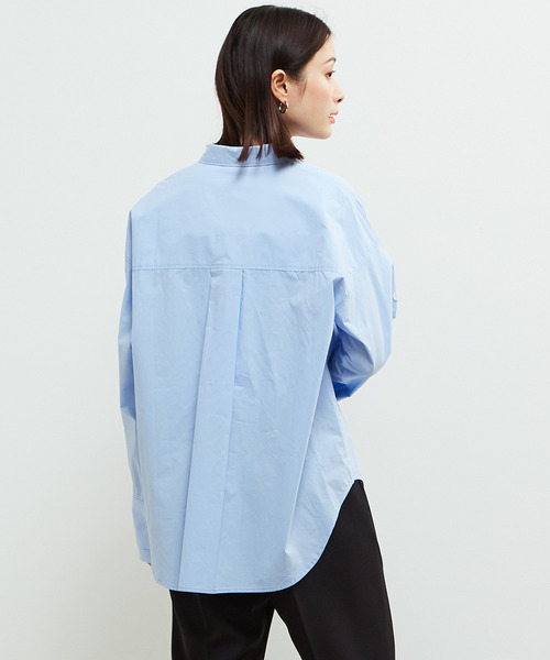 SOFFITTO（ソフィット）の「2WAYレイヤードデザインシャツ（シャツ/ブラウス・レディース・ホワイト/ピンク/ブルー・FREE）」の5枚目の写真