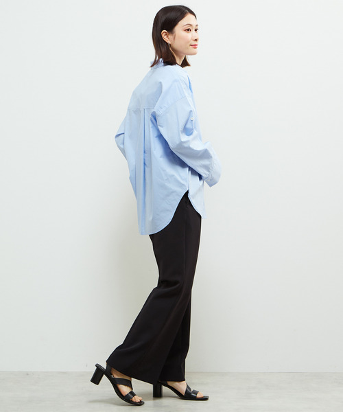 SOFFITTO（ソフィット）の「2WAYレイヤードデザインシャツ（シャツ/ブラウス・レディース・ホワイト/ピンク/ブルー・FREE）」の9枚目の写真