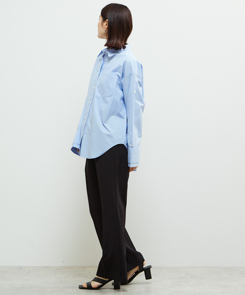 SOFFITTO（ソフィット）の「2WAYレイヤードデザインシャツ（シャツ/ブラウス・レディース・ホワイト/ピンク/ブルー・FREE）」の14枚目の写真