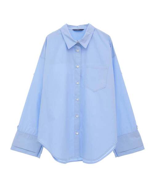 SOFFITTO（ソフィット）の「2WAYレイヤードデザインシャツ（シャツ/ブラウス・レディース・ホワイト/ピンク/ブルー・FREE）」の15枚目の写真