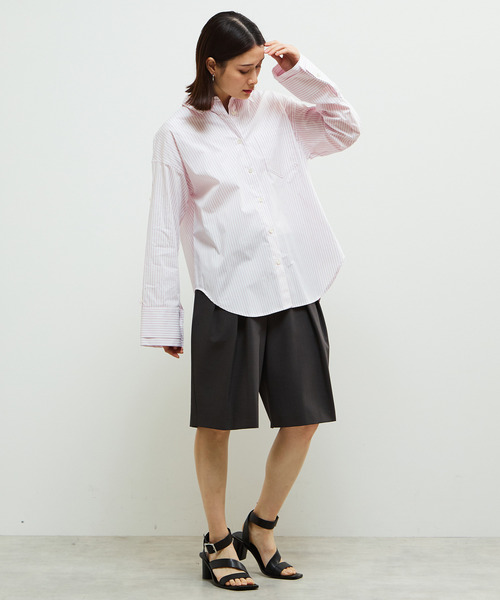 SOFFITTO（ソフィット）の「2WAYレイヤードデザインシャツ（シャツ/ブラウス・レディース・ホワイト/ピンク/ブルー・FREE）」の20枚目の写真
