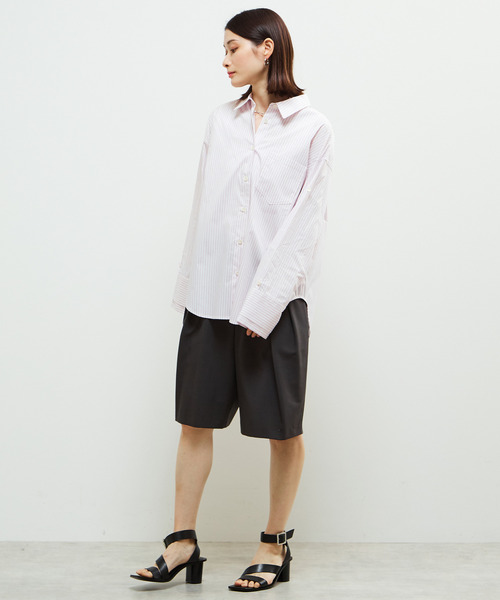 SOFFITTO（ソフィット）の「2WAYレイヤードデザインシャツ（シャツ/ブラウス・レディース・ホワイト/ピンク/ブルー・FREE）」の21枚目の写真