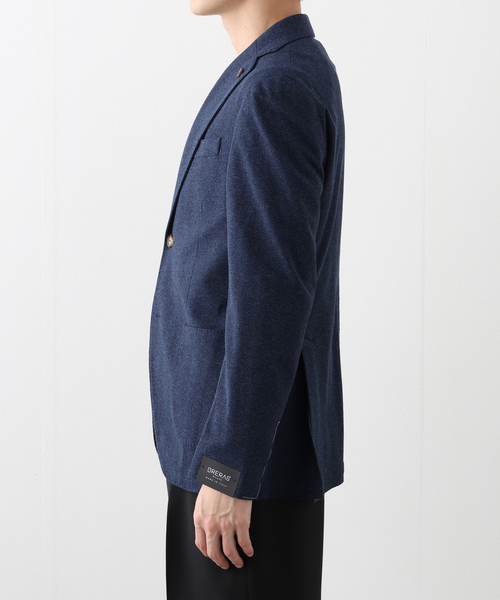 EDIFICE(エディフィス)の「BRERAS (ブレラス) Herrinbone Jersey JK(テーラードジャケット・メンズ・ネイビー・48)」の5枚目の写真