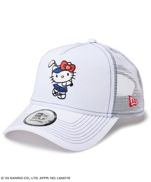 NEW ERA（ニューエラ）の「NEW ERA/ニューエラ キャップ 9FORTY A-Frame トラッカー HELLO KITTY ハローキティ (ゴルフWomen's) ホワイト/ロイヤルブルー 14432174/14432175（キャップ・メンズ）」