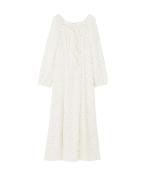 EDIT COLOGNE(エディットコロン)の「《EDIT COLOGNE》ラッフルワンピース(ワンピース・レディース・ホワイト系その他/ブラック・MEDIUM/SMALL)」の15枚目の写真