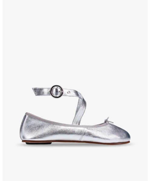 repetto　レペット サンドリオン バレエシューズ シルバー 37 Repetto シルバー フラットシューズ レペット バレエシューズ サンド