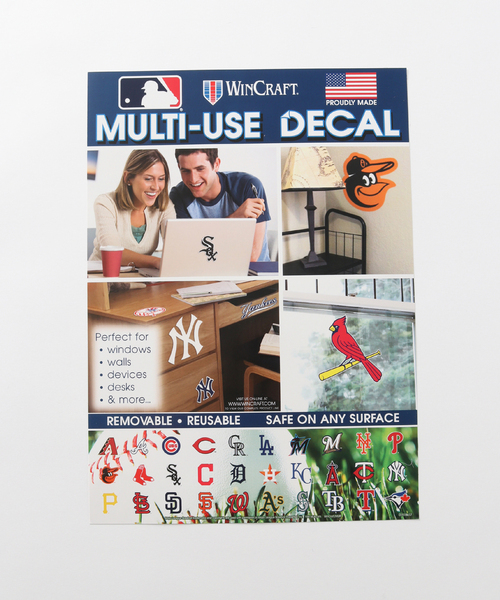 MLB（メジャーリーグベースボール）の「MLB 11x17 Multi Use Decal (Los Angeles D（ステッカー/テープ・メンズ・その他・FREE）」の2枚目の写真
