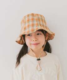 『親子リンク』コットンツイルパネルハット(KIDS)