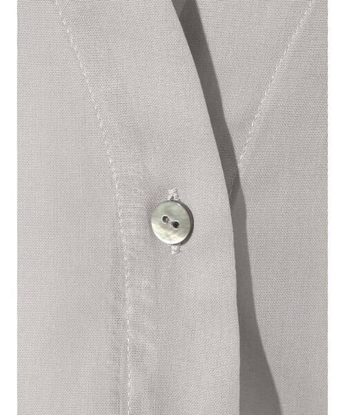 MIDIUMISOLID(ミディウミソリッド)の「MIDIUMISOLID for Ladies シアーボイルVネックカーディガン(カーディガン/ボレロ・レディース・ライトグレー/カーキ/ブラック/オフホワイト・FREE)」の8枚目の写真