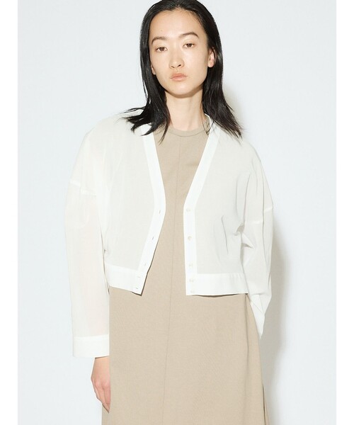 MARcourt｜MIDIUMISOLID for Ladies シアーVネックショート