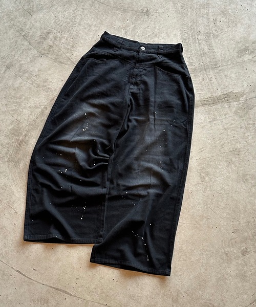 MandO（Auntie Rosa）（エムオー）の「【MandO】ドッグロゴウォッシュペイントバギーパンツ（その他パンツ・メンズ・ブラック/カーキ/ブラウン・SMALL/MEDIUM/LARGE）」の20枚目の写真